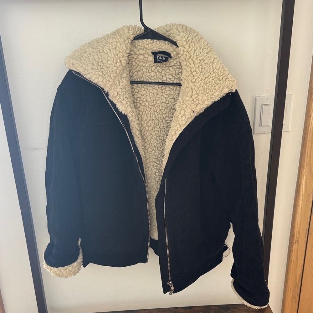 Urban Outfitters Cream Sherpa Jacket